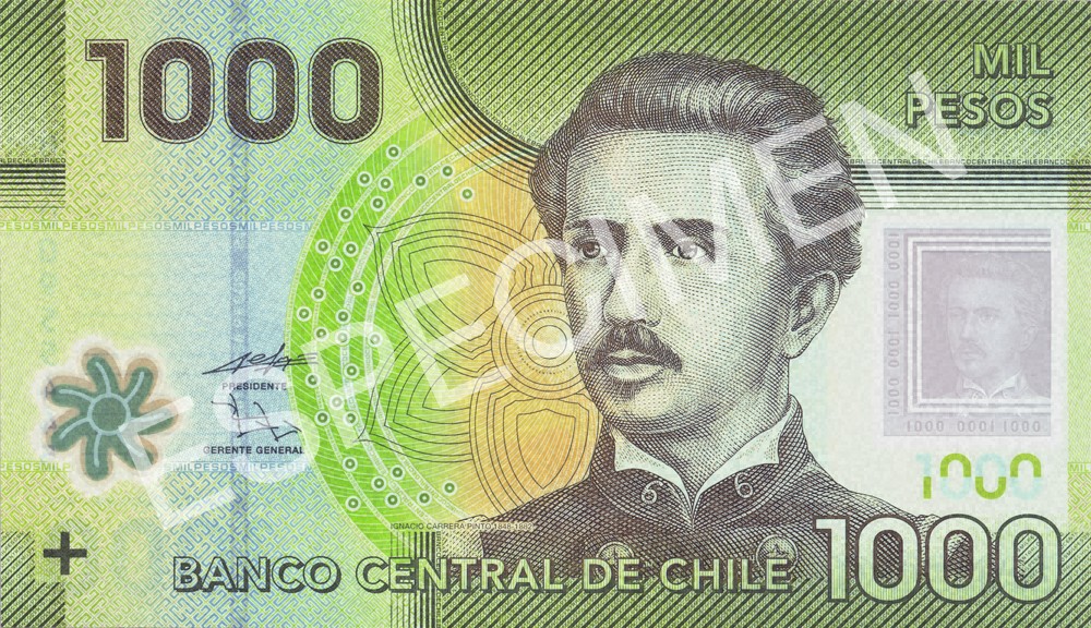 billete 1000 anverso