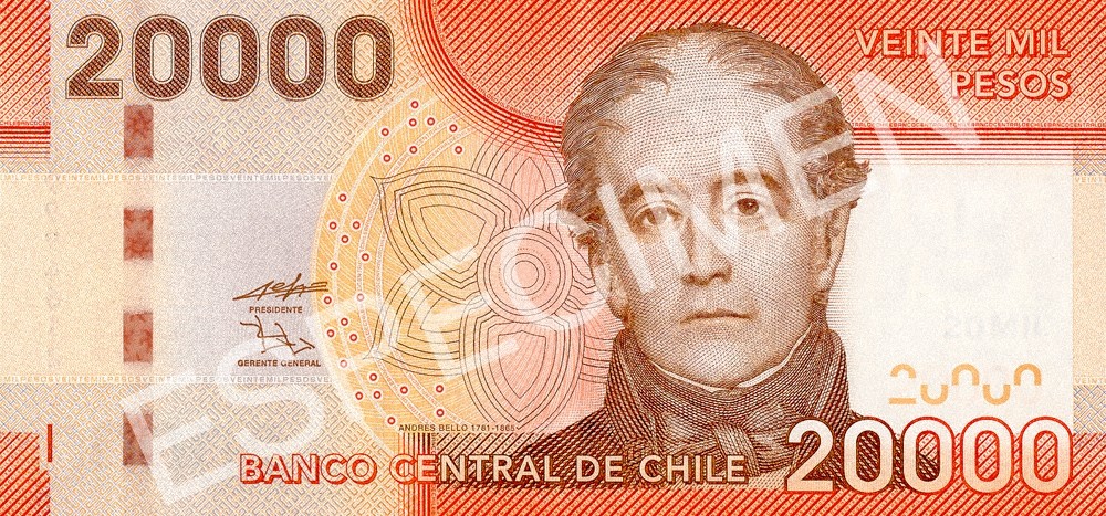 billete 20000 anverso